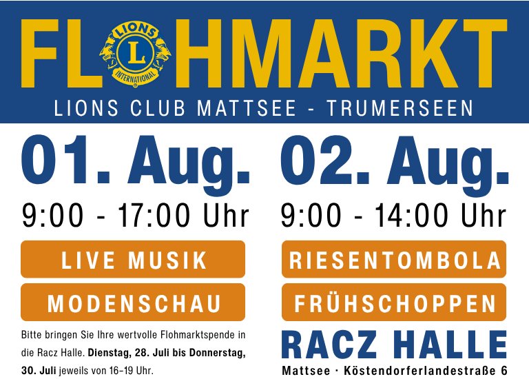 Lions Flohmarkt Kunst&Kitsch&Kram