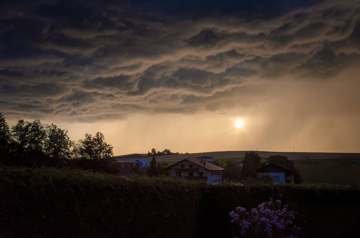 Dramatische Abendstimmung