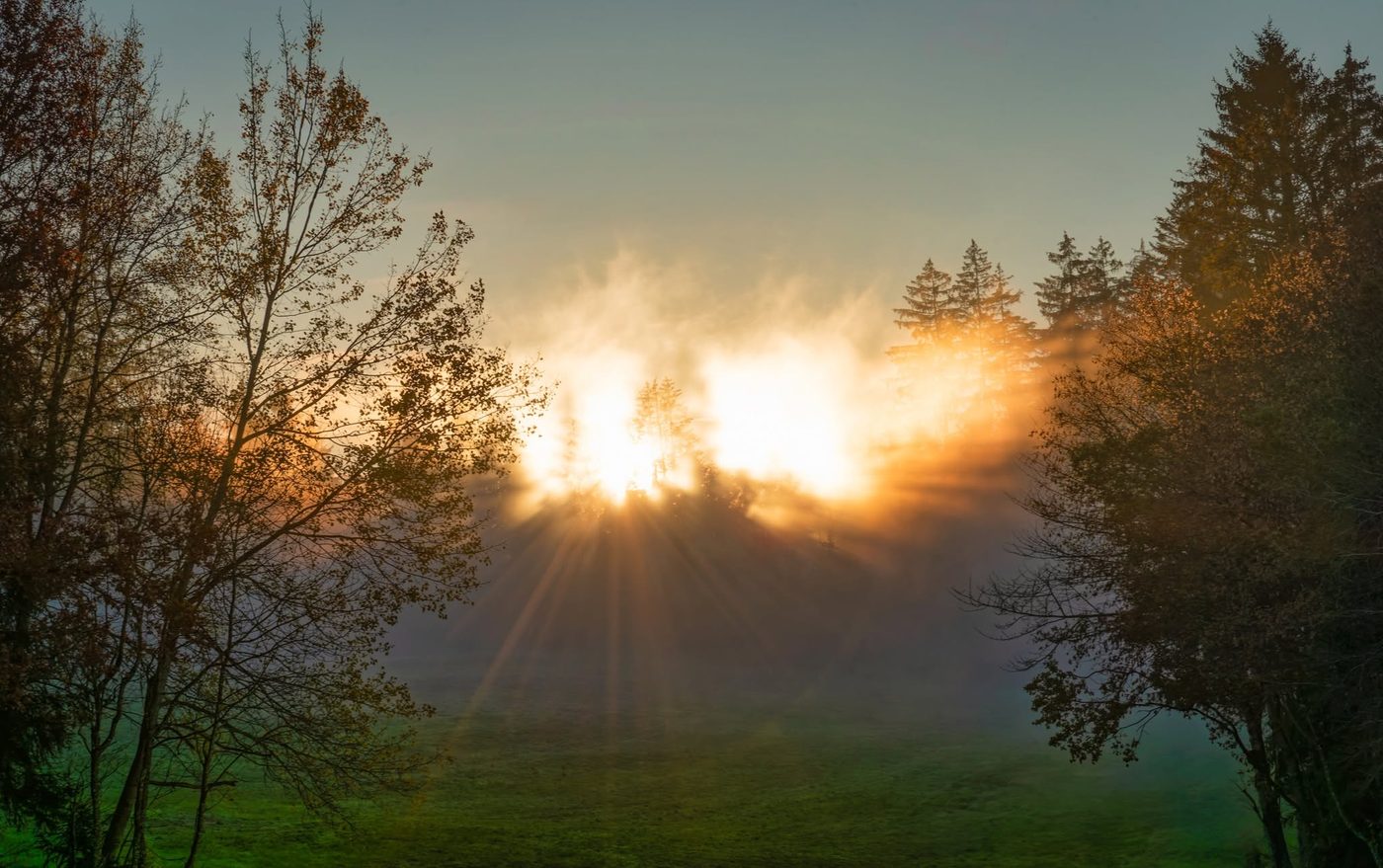 Nebel bei der Engelskapelle